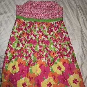 Lilly Pulitzer strapless dress